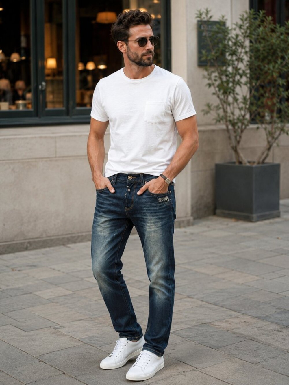 Jack & Jones SevenFive Straight Leg Jeans